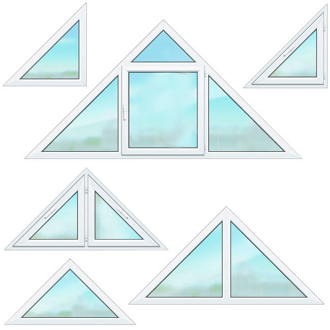 Схема треугольных окон